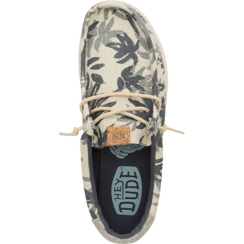 HEYDUDE Wally Palm Jute Men 43087 Egret/Cloud Blue