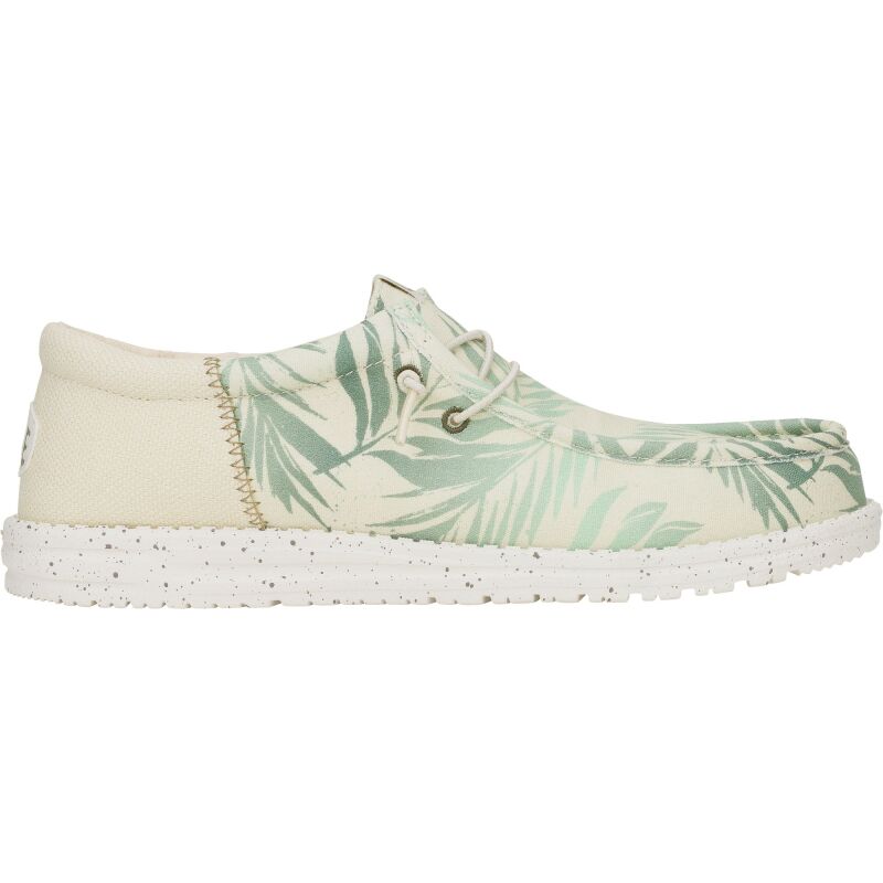 HEYDUDE Wally Funk Psych Palm Men 43119 Light Grey/Celadon Green