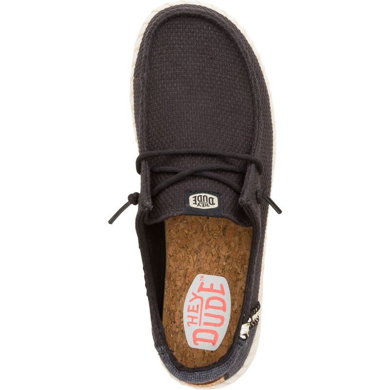 HEYDUDE Wendy Espadrille Woven 43681 Black
