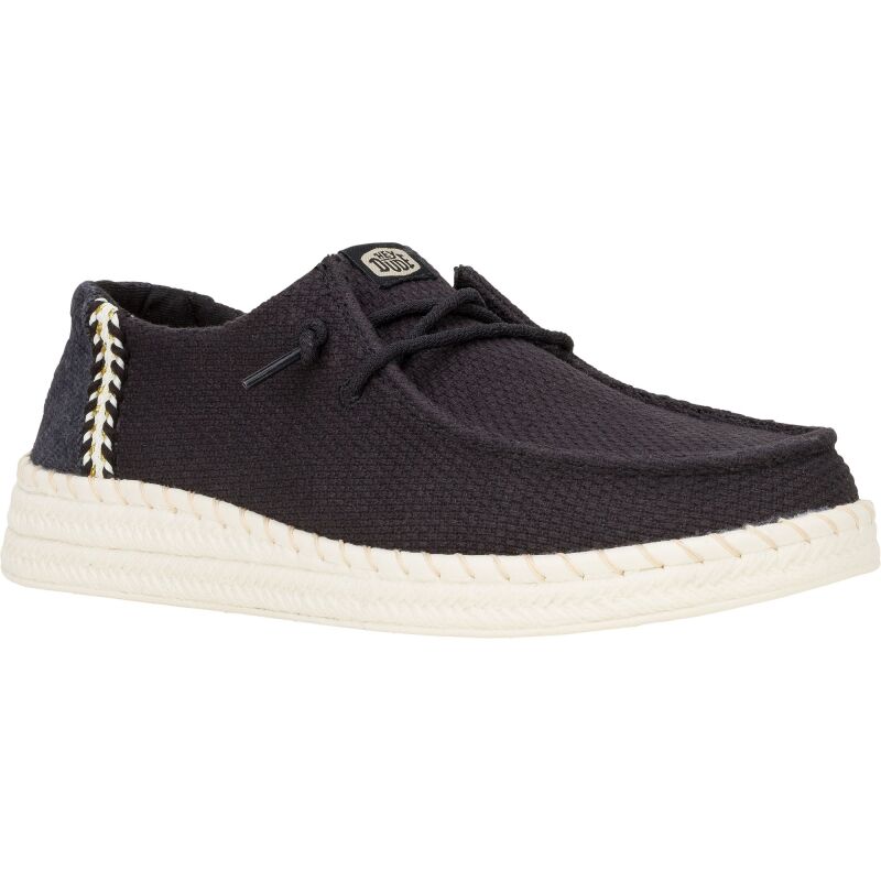 HEYDUDE Wendy Espadrille Woven 43681 Black