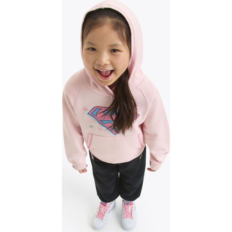 DIADORA JU.HOODIE SUPERHEROES Wild Rose (50207)