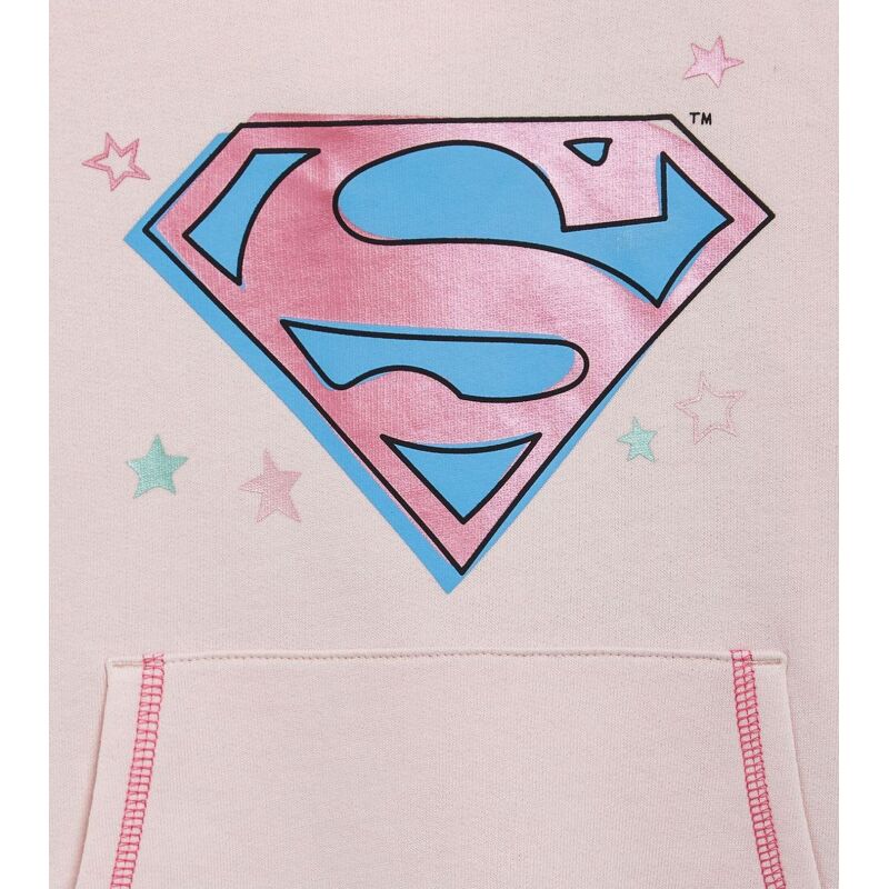 DIADORA JU.HOODIE SUPERHEROES Wild Rose (50207)