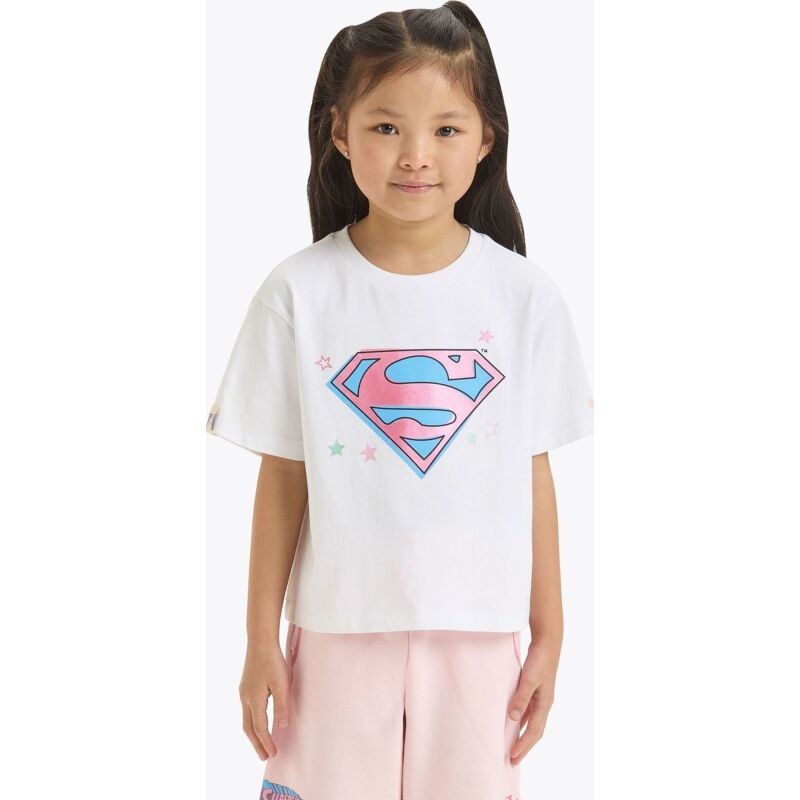DIADORA JG.T-SHIRT SS SUPERGIRL Optical White