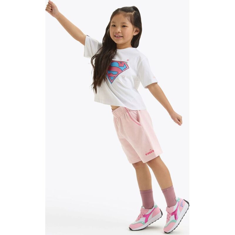 DIADORA JG.T-SHIRT SS SUPERGIRL Optical White