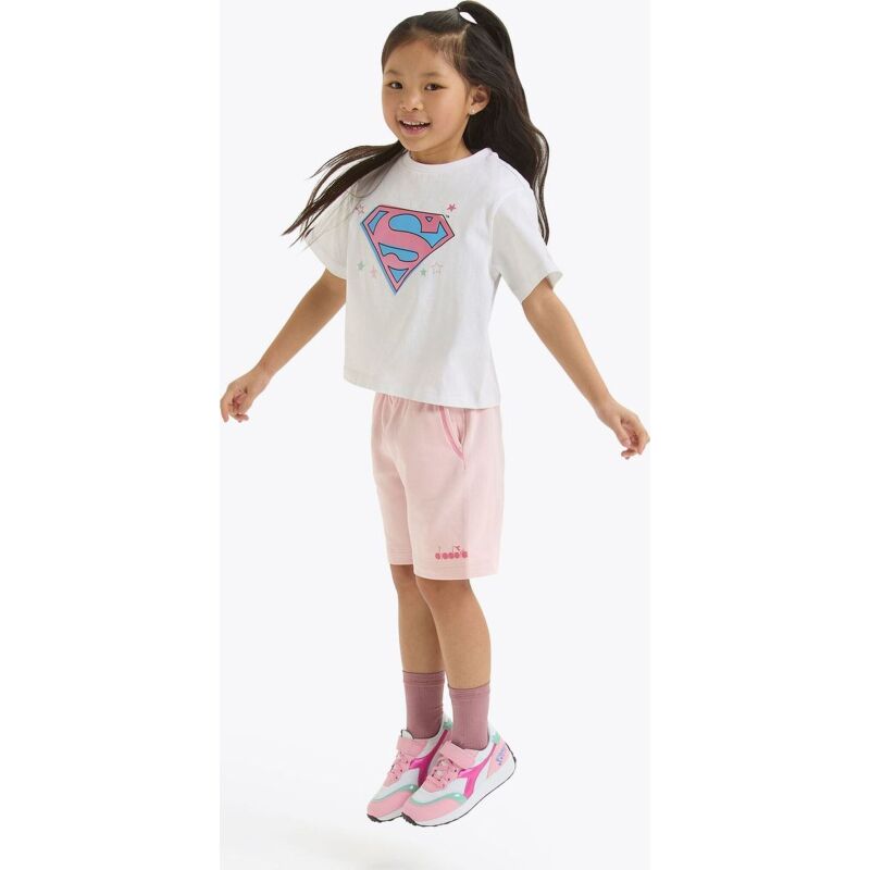 DIADORA JG.T-SHIRT SS SUPERGIRL Optical White