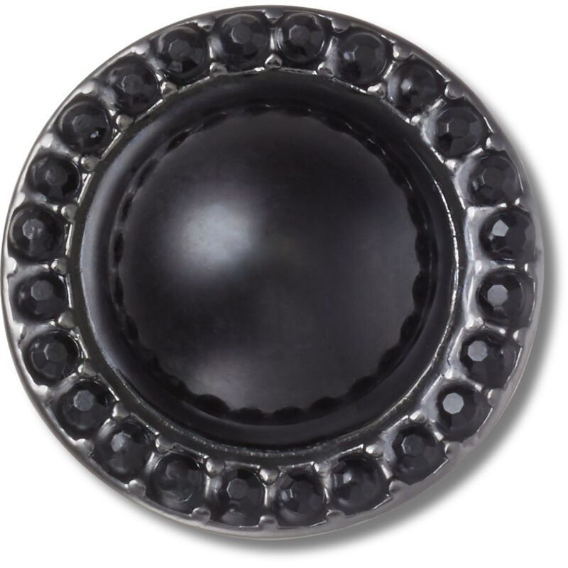 Crocs™ Jibbitz Black Dome With Gems 198445127502