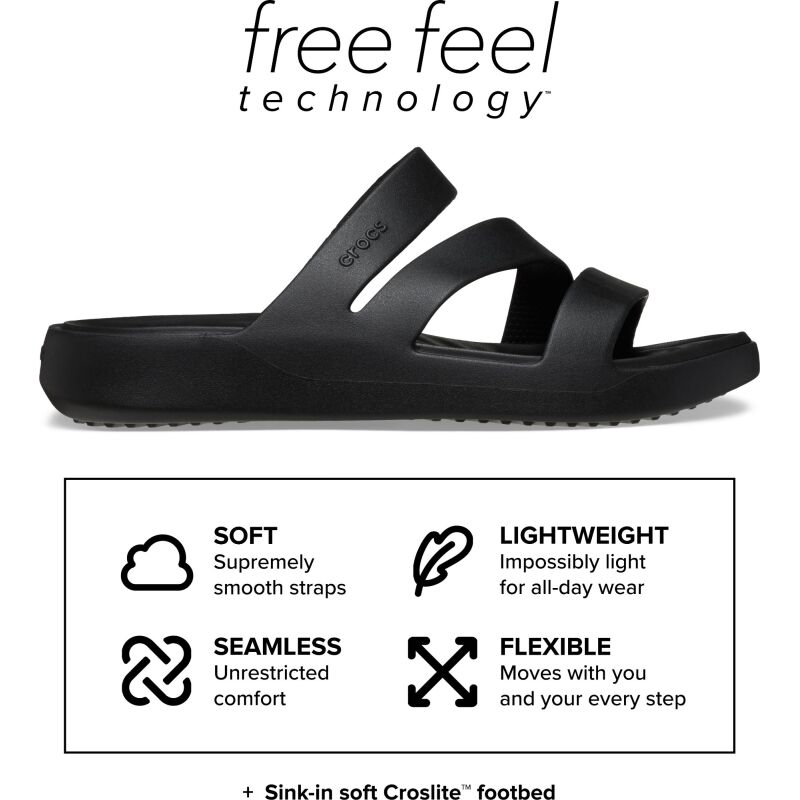 Crocs™ Getaway Strappy Black