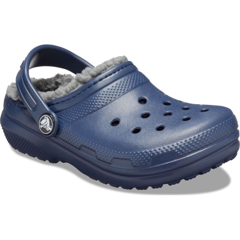 Crocs™ Classic Lined Clog Kid's 207009 Navy/Charcoal