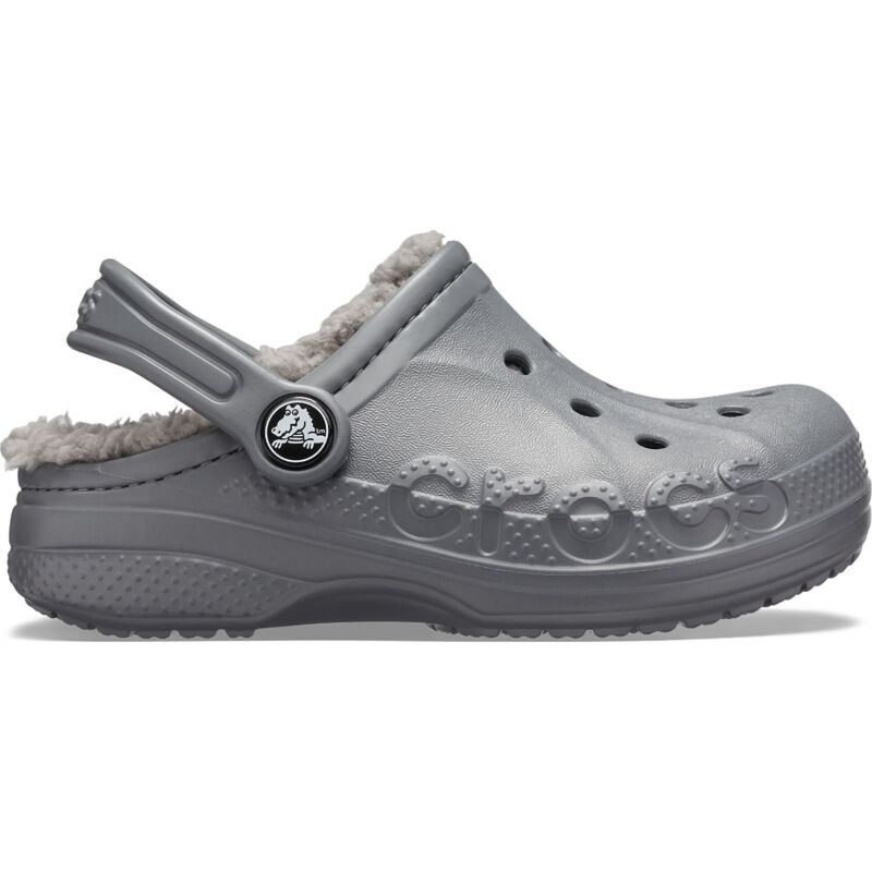 Crocs™ Baya Lined Clog Kid's 207501 Charcoal/Charcoal