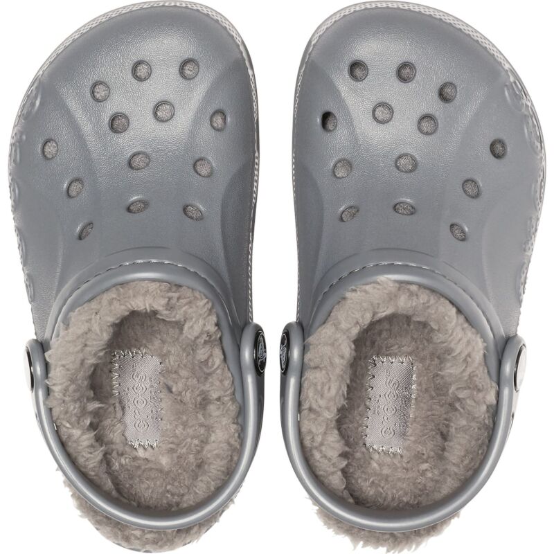 Crocs™ Baya Lined Clog Kid's 207501 Charcoal/Charcoal