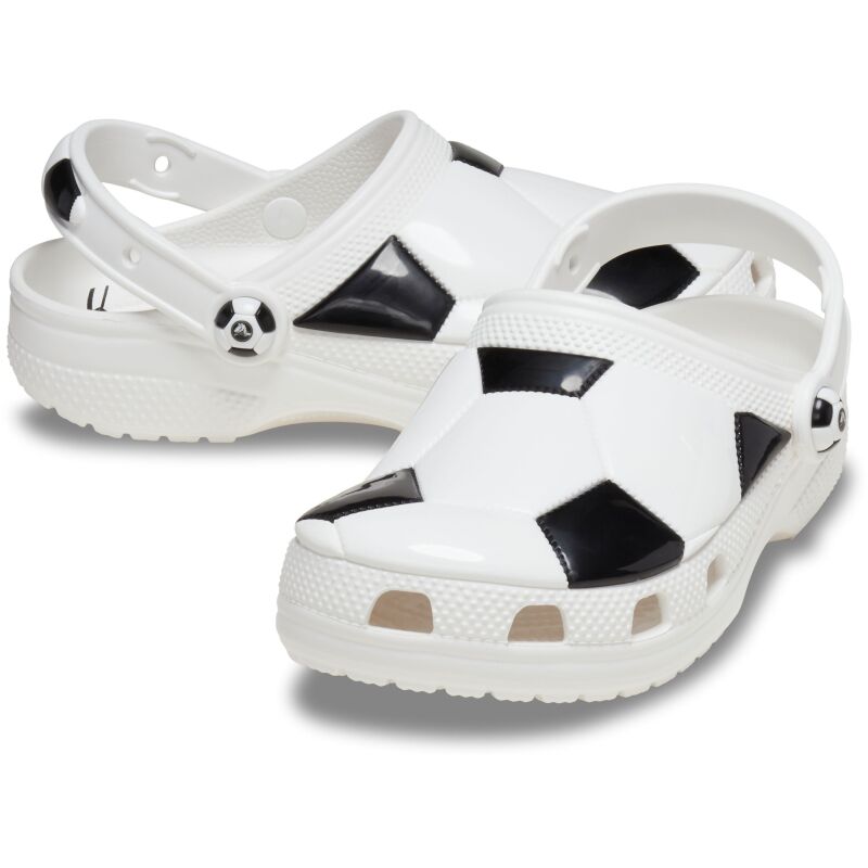 Crocs™ Classic Soccer Ball Clog Kids' White/Black