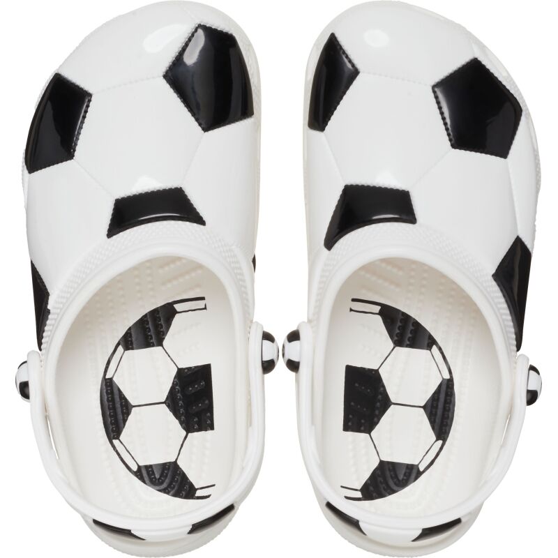 Crocs™ Classic Soccer Ball Clog Kids' White/Black