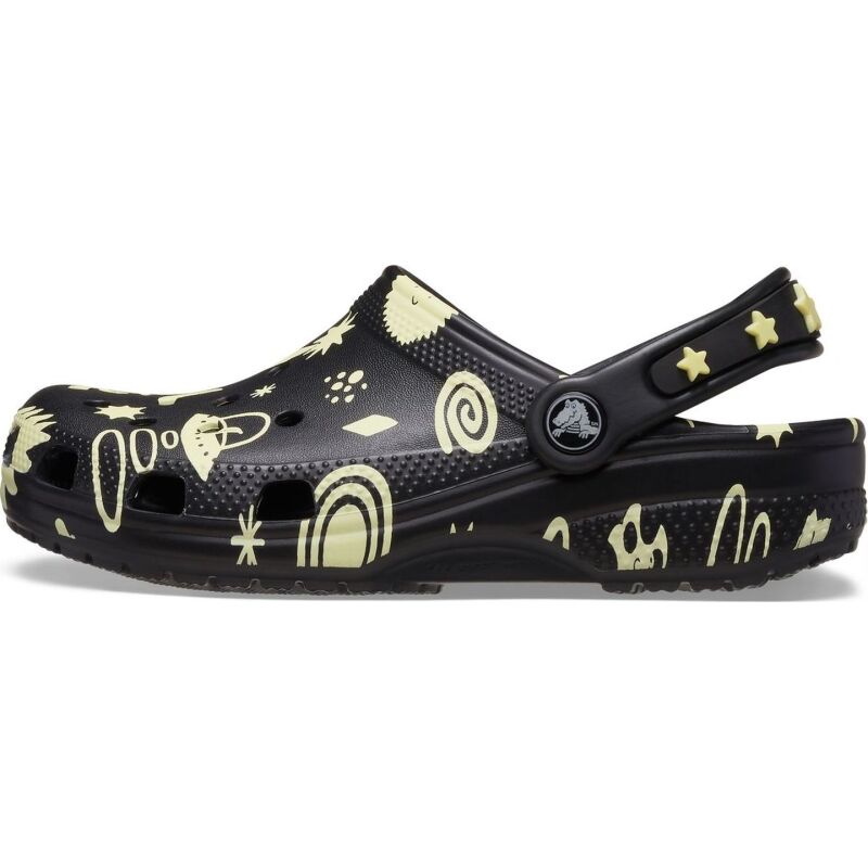 Crocs™ Classic Glow Space Clog Toddler's Black