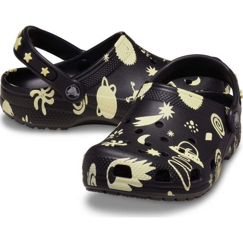 Crocs™ Classic Glow Space Clog Toddler's Black