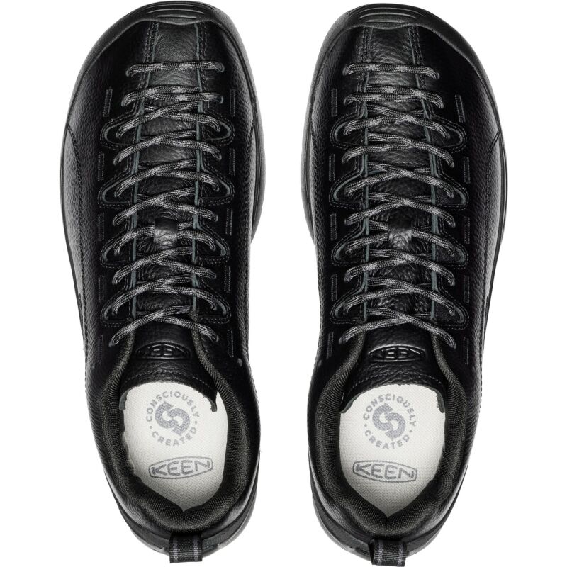 Keen Jasper Men's Black Smooth Leather