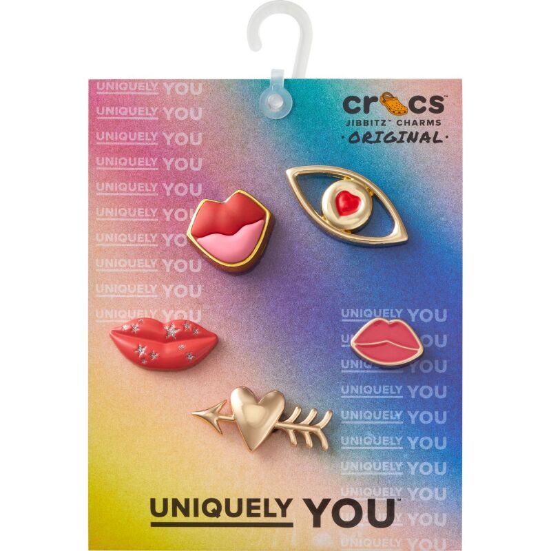 Crocs™ Jibbitz Valentines Lips 5 Pack 198445127656
