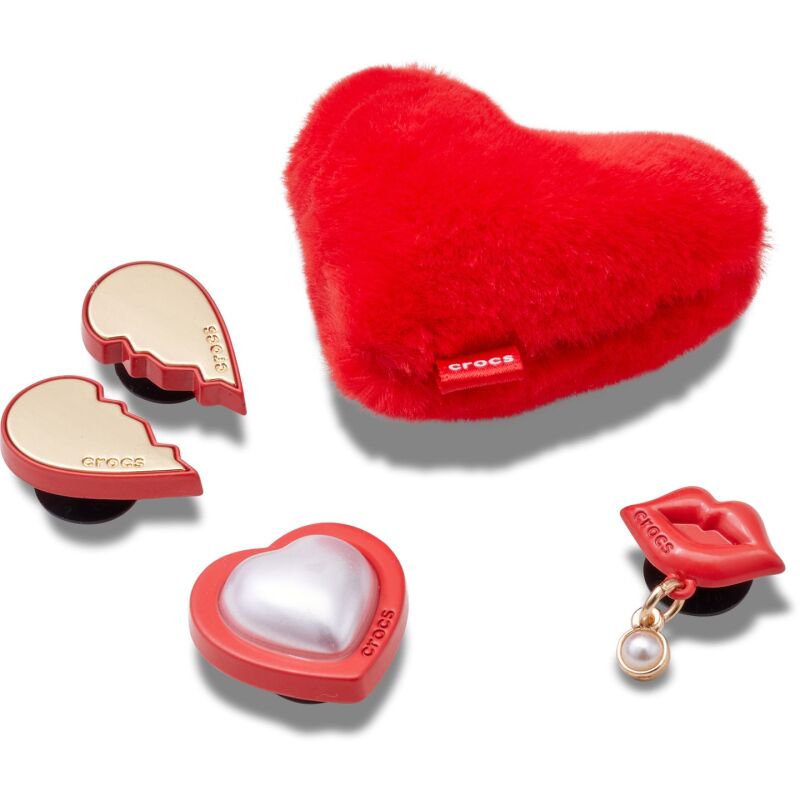 Crocs™ Jibbitz Red Valentines 5 Pack 198445127663