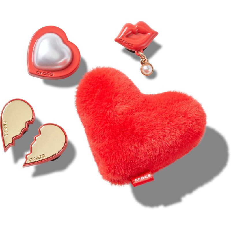 Crocs™ Jibbitz Red Valentines 5 Pack 198445127663