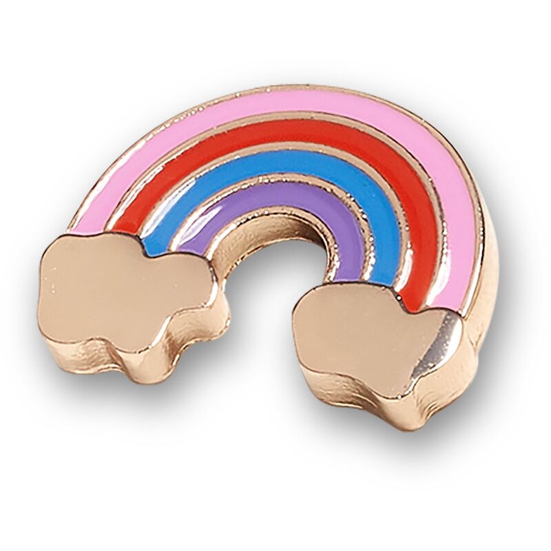 Crocs™ Jibbitz Gold Cloud Rainbow 196265523474