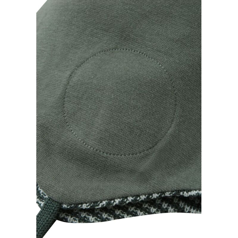 REIMA Merino Wool Knit Hat Kuuru Thyme green