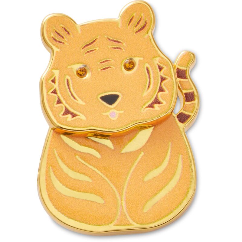 Crocs™ Jibbitz Gold Tiger