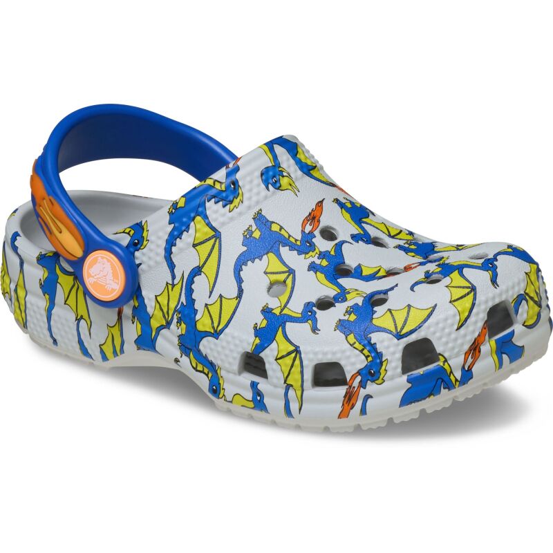 Crocs™ Classic Dragon Graphic Clog Kid's Atmosphere