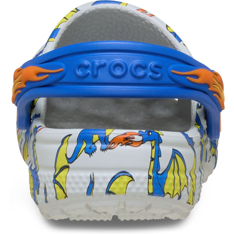 Crocs™ Classic Dragon Graphic Clog Kid's Atmosphere