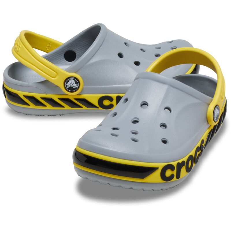 Crocs™ BAYABAND RACER BAND CLOG KID'S 211073 Light Grey