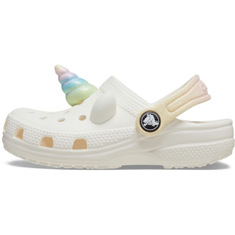 Crocs™ Classic I AM Rainbow Unicorn Clog Toddlers' Chalk