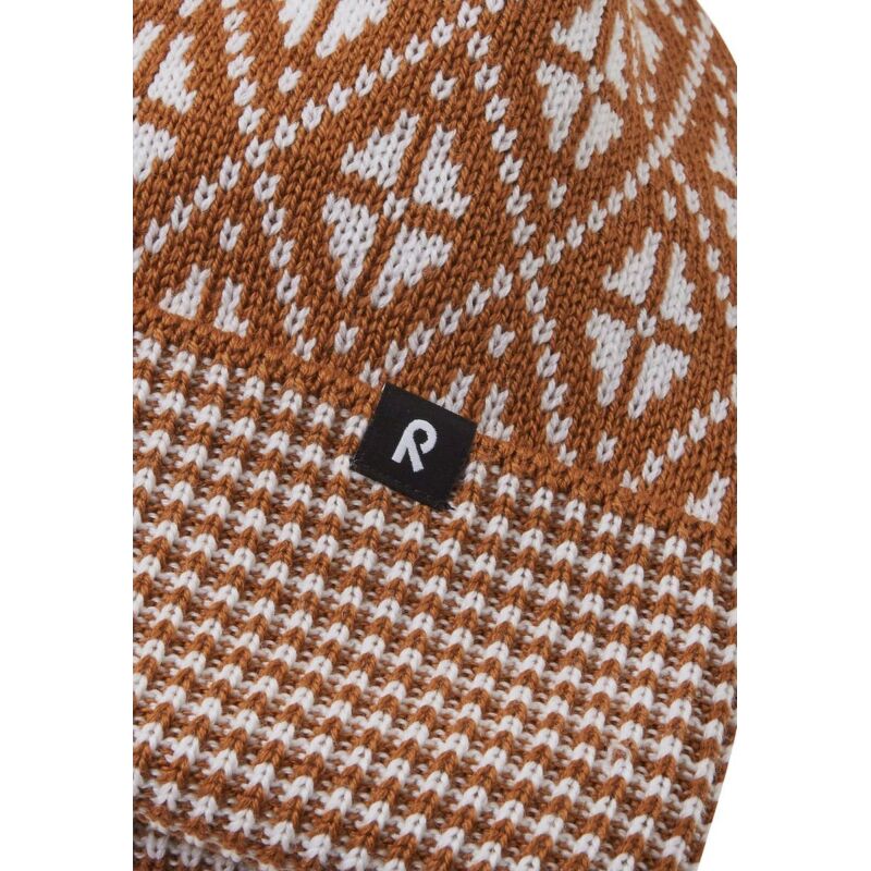 REIMA Merino Wool Knit Hat Kuurassa Cinnamon brown