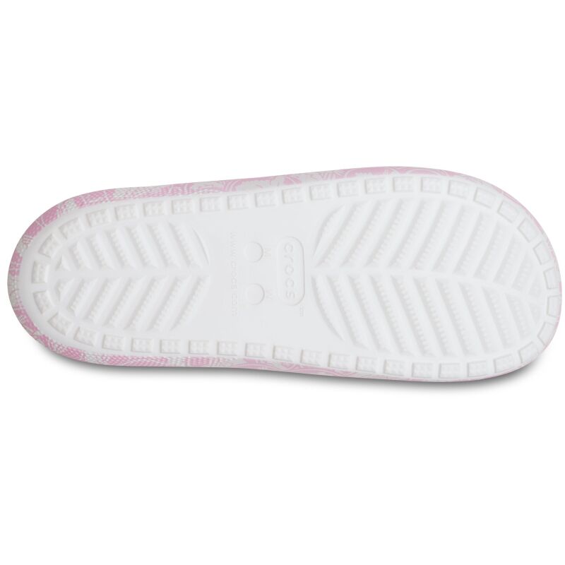 Crocs™ Classic Duke Print Slide v2 Pink Tweed