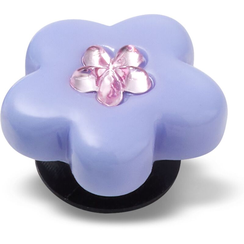 Crocs™ Jibbitz Purple Flower With Pink Gem 198445175534