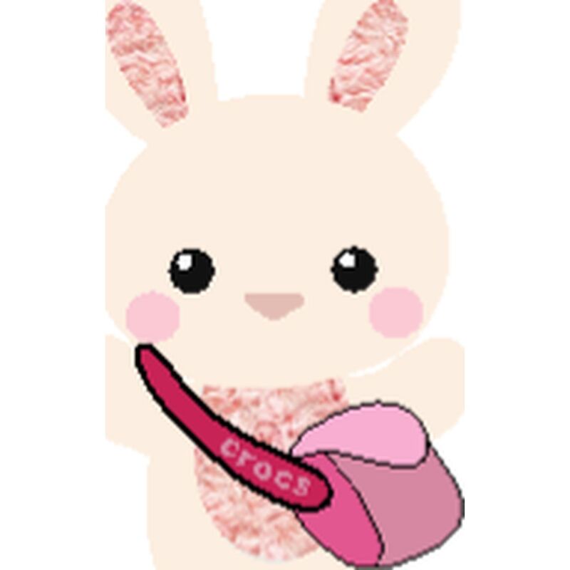 Crocs™ Jibbitz Cutie Bunny with Satchel 