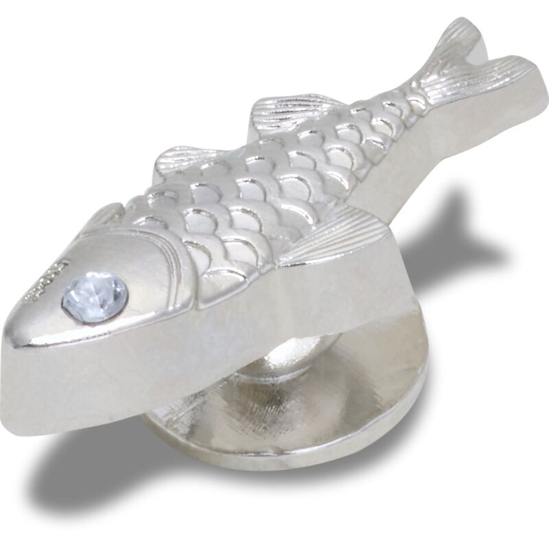 Crocs™ Crocs Jibbitz Silver Alloy Fish 198445376566 