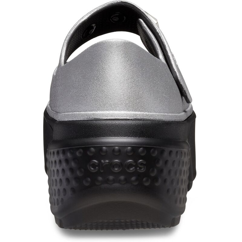 Crocs™ Stomp Metallic Mary Jane Silver