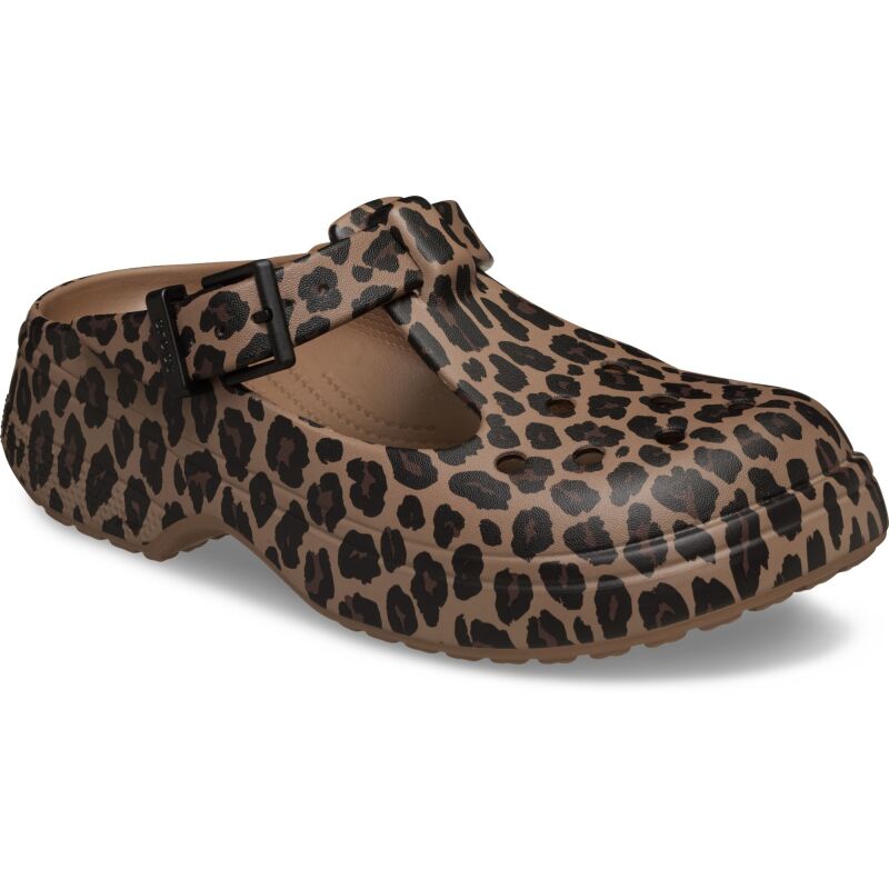 Crocs™ Classic Mary Jane Animal Clog Sepia/Leopard
