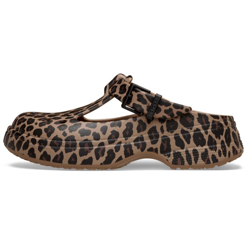 Crocs™ Classic Mary Jane Animal Clog Sepia/Leopard