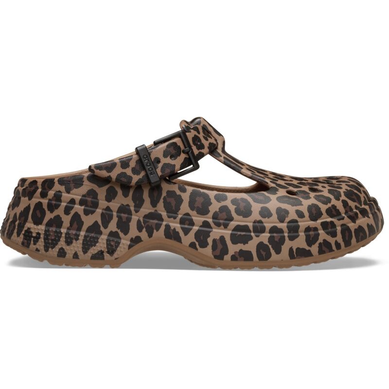 Crocs™ Classic Mary Jane Animal Clog Sepia/Leopard
