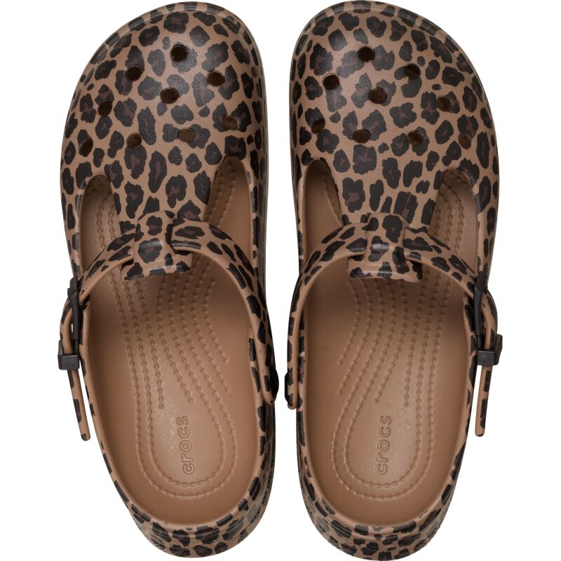 Crocs™ Classic Mary Jane Animal Clog Sepia/Leopard