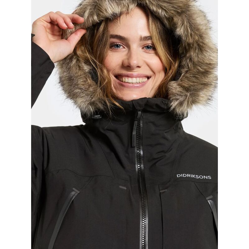DIDRIKSONS CERES WOMEN'S PARKA 2 Black