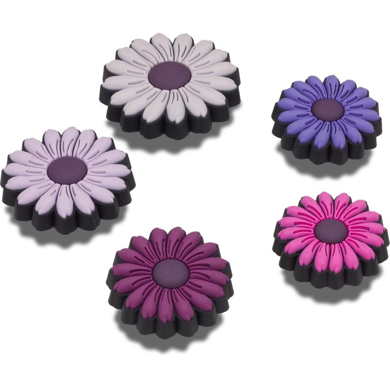 Crocs™ Jibbitz  Mixed Purple  Florals 5 Pack Multi