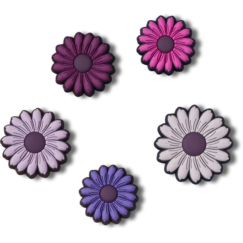 Crocs™ Jibbitz  Mixed Purple  Florals 5 Pack Multi