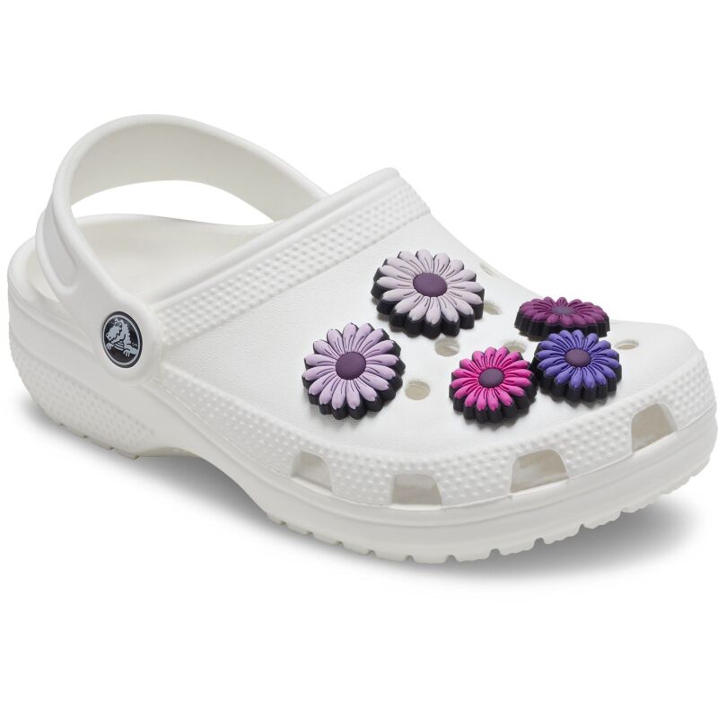 Crocs™ Jibbitz  Mixed Purple  Florals 5 Pack Multi