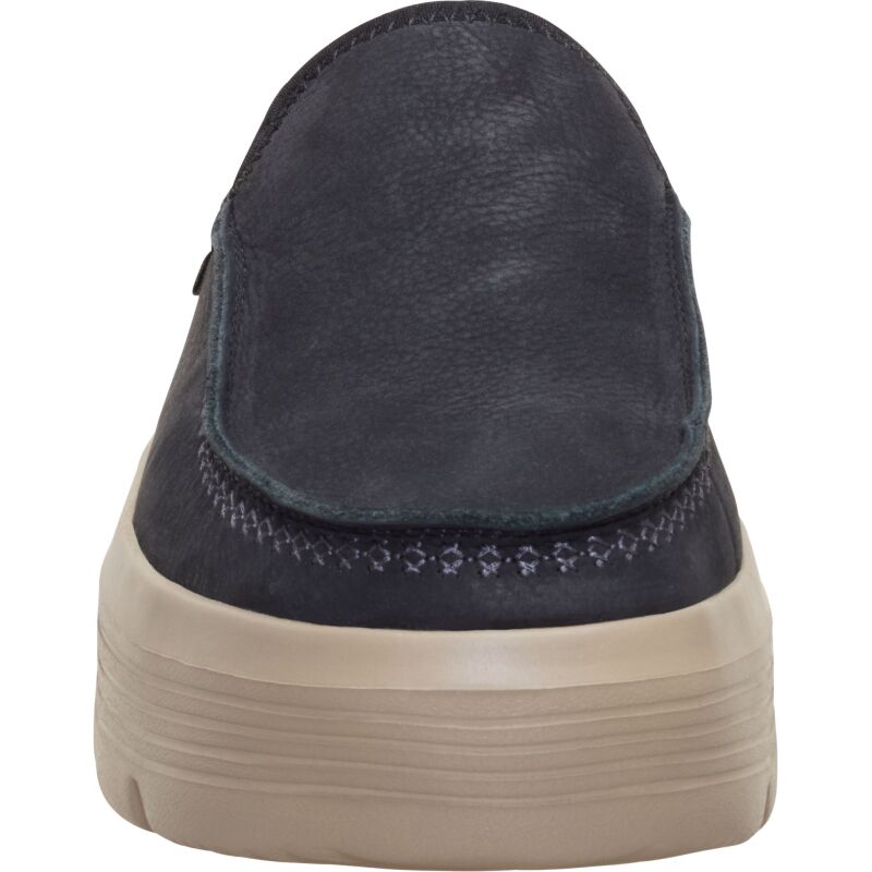 HEYDUDE Austin Edge Leather Women's Black