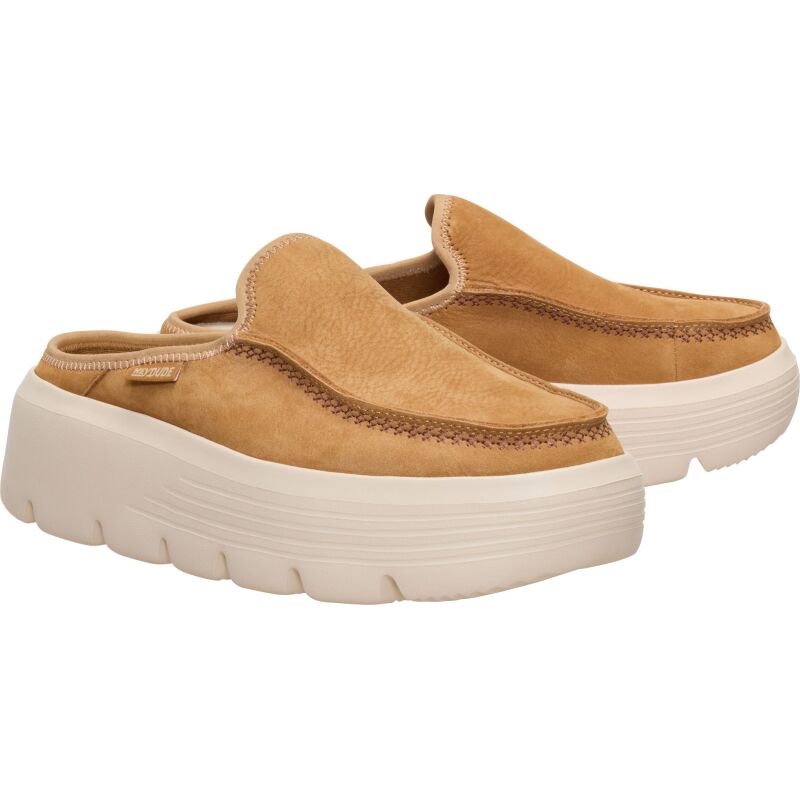 HEYDUDE Austin Edge Leather Women's Tan