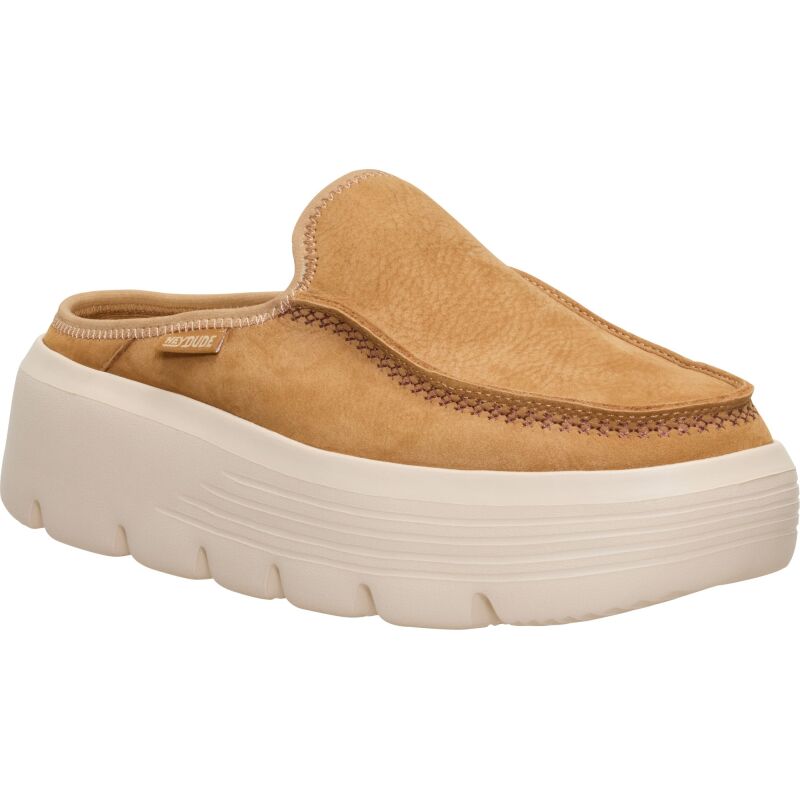 HEYDUDE Austin Edge Leather Women's Tan