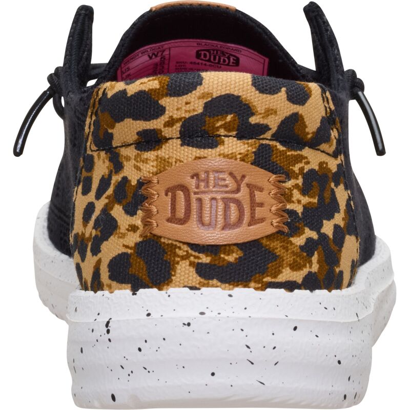 HEYDUDE Wendy Wildcat Women's Black/Leopard
