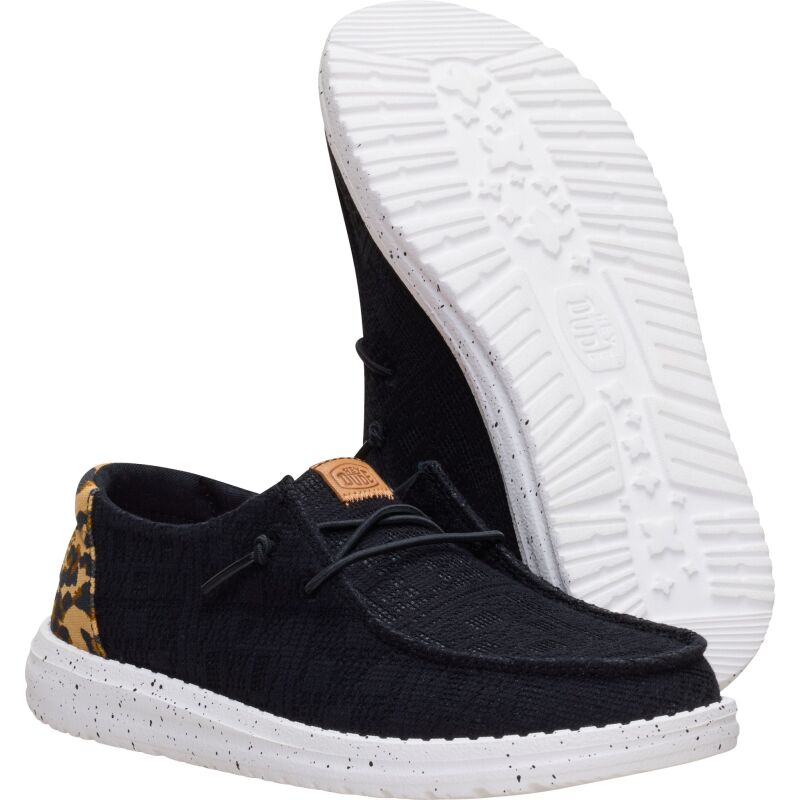 HEYDUDE Wendy Wildcat Women's Black/Leopard