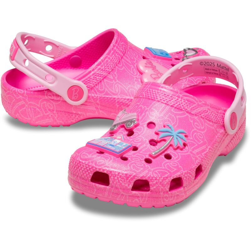 Crocs™ Mattel Pink Barbie Classic Clog Kids' Multi