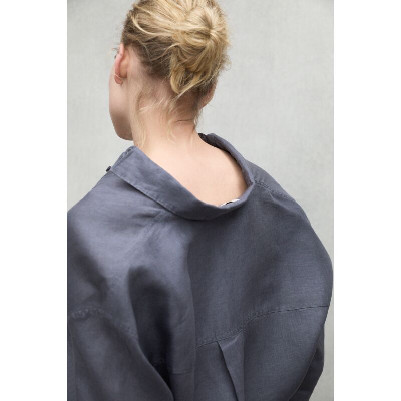 ECOALF DARIAALF LINEN SHIRT WOMAN Storm/Grey